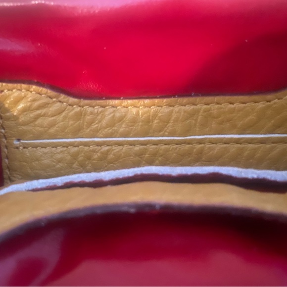 NWOT Dooney & Bourke Large Framed Kisslock Coin Purse Carmel - Picture 4 of 6